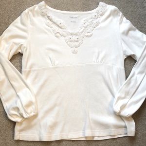 ⚠️Crochet detail shirt